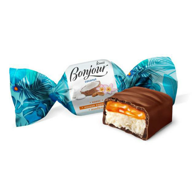 

Шоколадные конфеты Konti Bonjour Сoconut с кокосовой стружкой