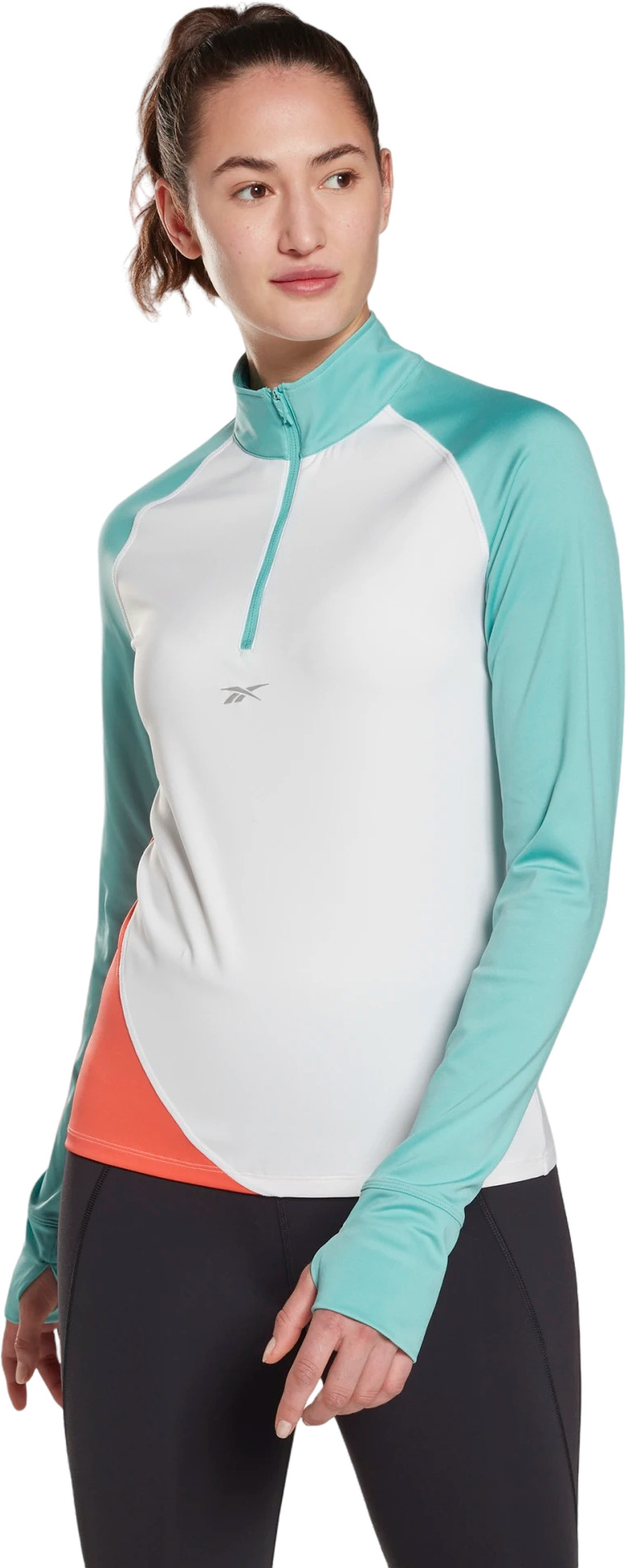 

Толстовка женская Reebok HM5121 белая 2XS, Белый, HM5121