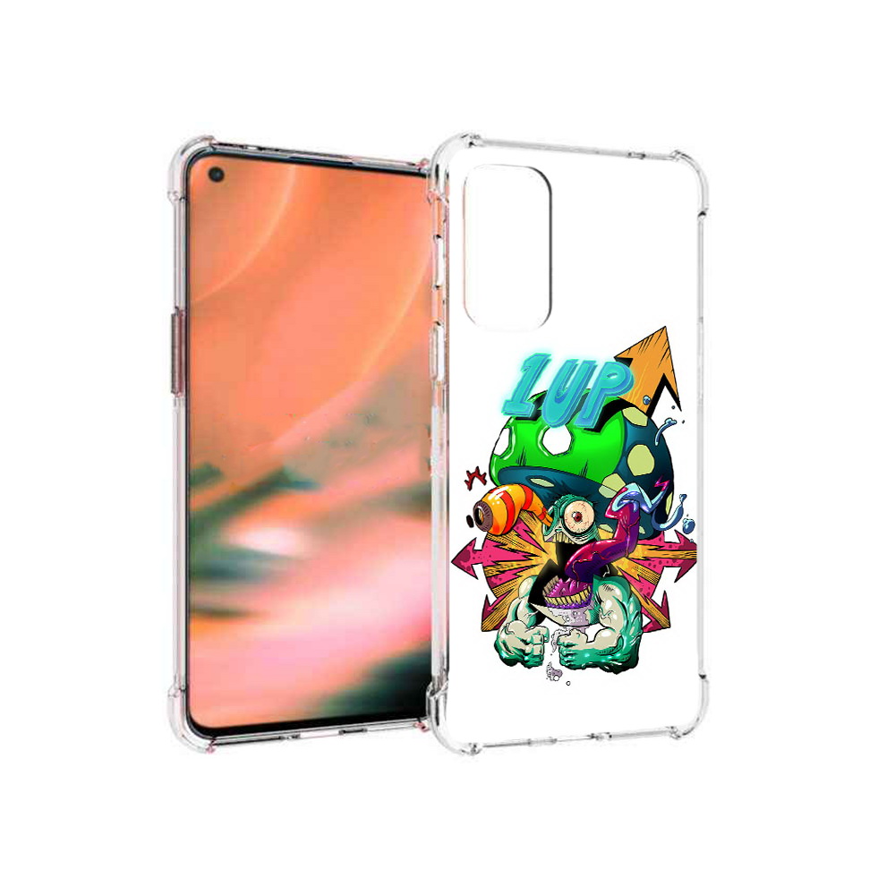 

Чехол MyPads Tocco для OnePlus Nord 2 5G сильный гриб абстракция (PT161451.125.599), Прозрачный, Tocco