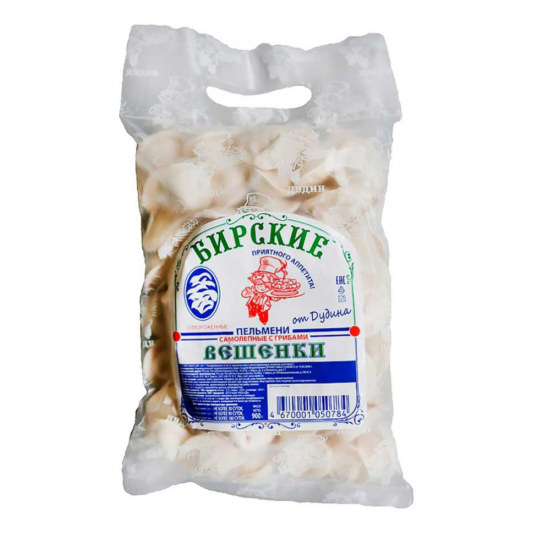

Пельмени Дудинские продукты с грибами 900 г