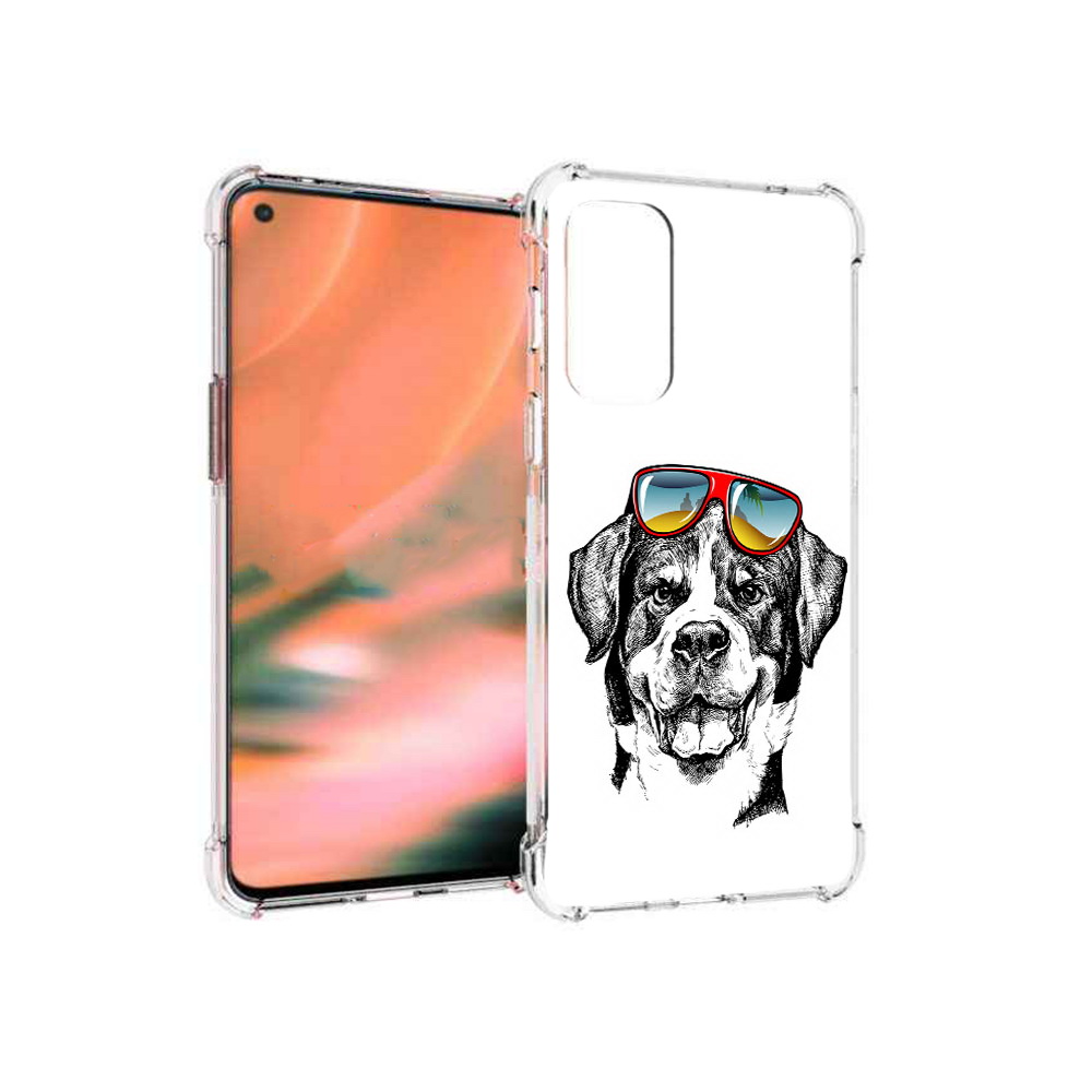 

Чехол MyPads Tocco для OnePlus Nord 2 5G счастливая собака (PT161451.125.631), Прозрачный, Tocco