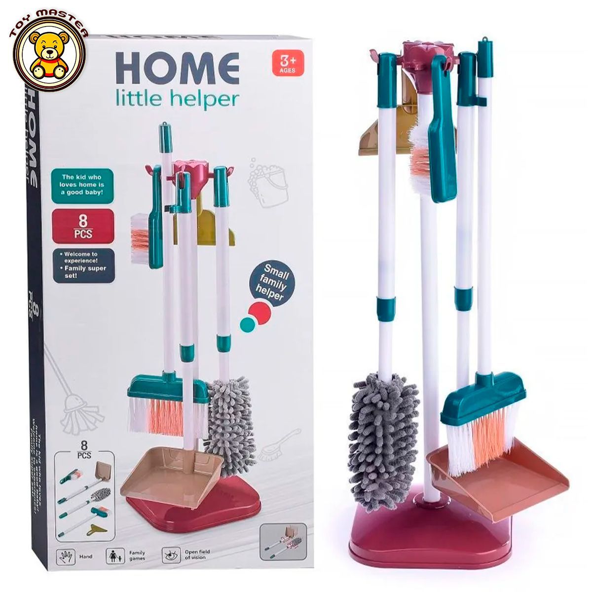 Игровой набор для уборки Home Toy Мамина помощница набор для уборки leifheit clean twist швабра и ведро с отжимом на колесиках