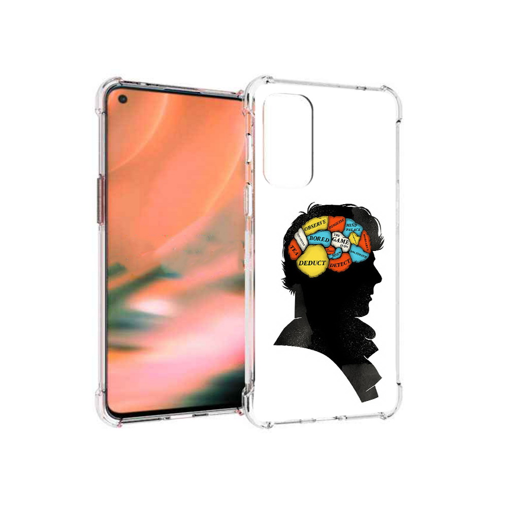 

Чехол MyPads Tocco для OnePlus Nord 2 5G темный рисунок (PT161451.125.640), Прозрачный, Tocco