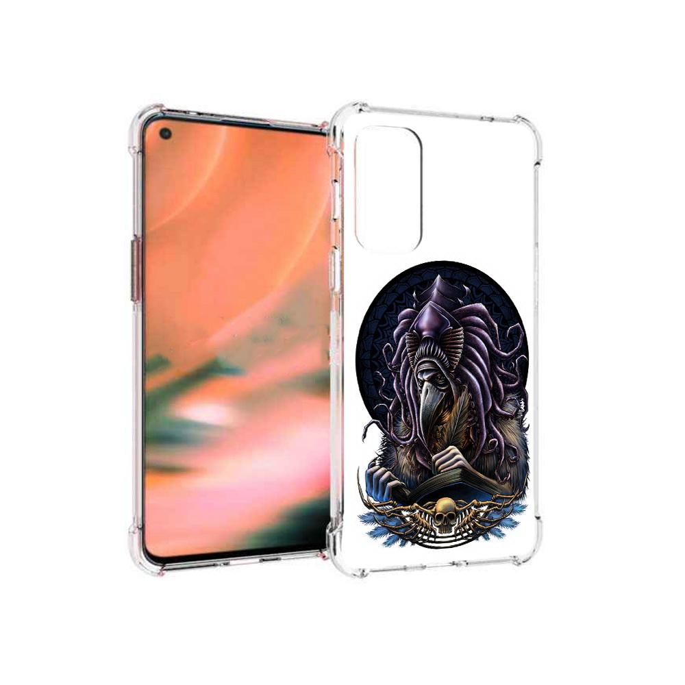 

Чехол MyPads Tocco для OnePlus Nord 2 5G умный ворон (PT161451.125.650), Прозрачный, Tocco