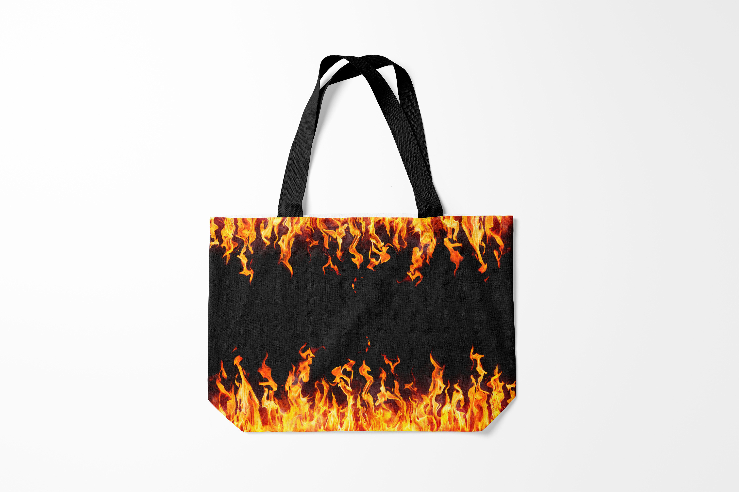 

Сумка шoппер унисекс Burnettie Текстуры FIRE ОГОНЬ, черный, Текстуры FIRE ОГОНЬ