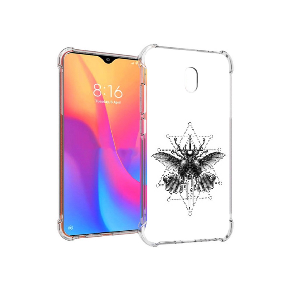

Чехол MyPads Tocco для Xiaomi Redmi 8A скарабей (PT138948.272.601), Прозрачный, Tocco