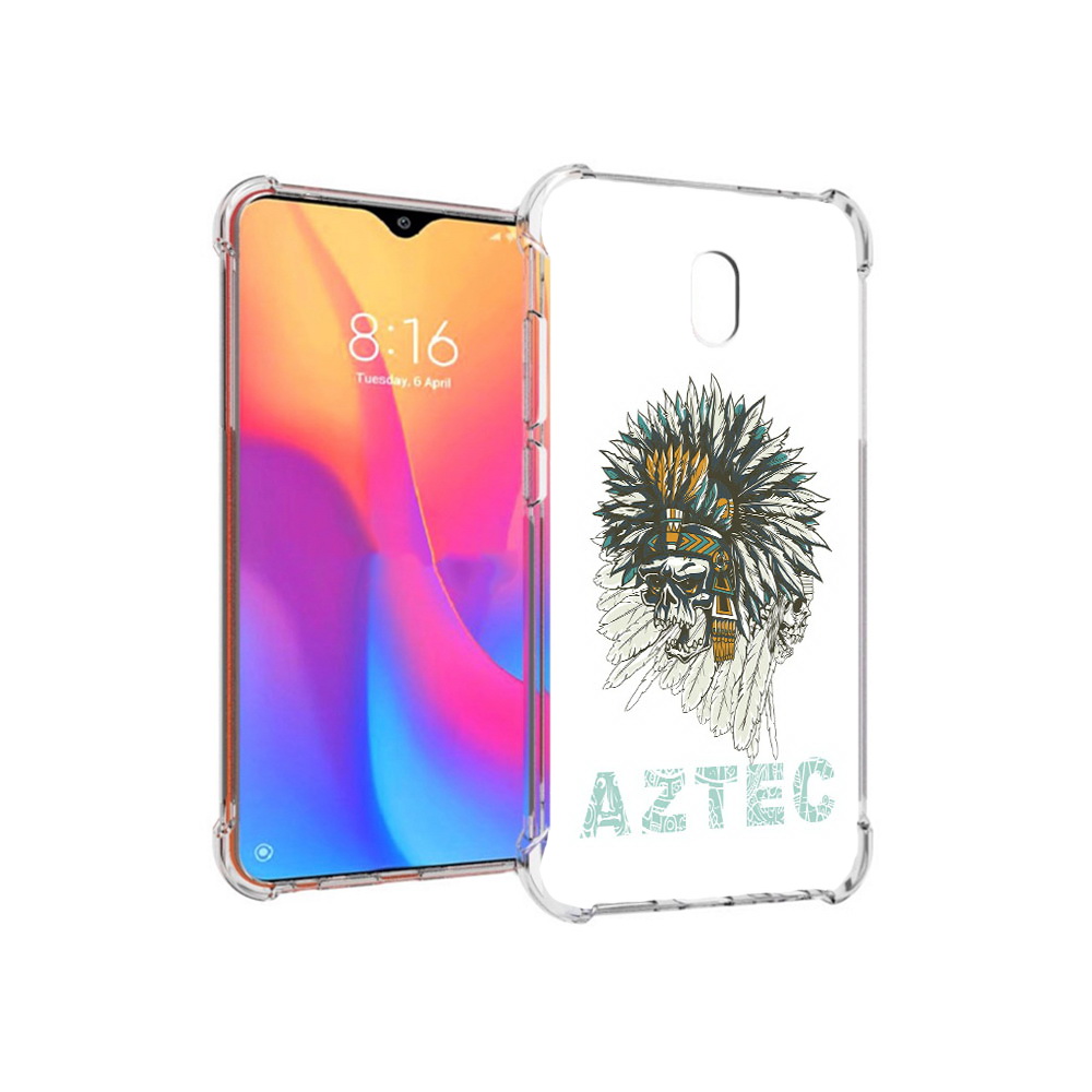 

Чехол MyPads Tocco для Xiaomi Redmi 8A скелет индеец (PT138948.272.602), Прозрачный, Tocco