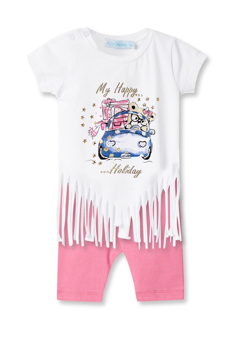 

Комплект одежды Kari baby 177W цв. белый, фуксия р. 74, 177W