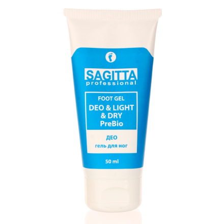 

Деогель для ног Sagitta Light & Dry PreBio 50 мл