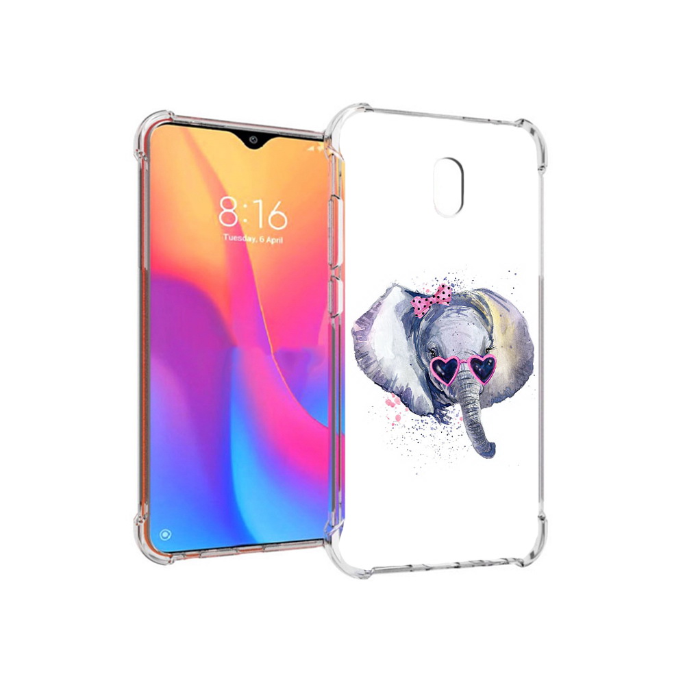 

Чехол MyPads Tocco для Xiaomi Redmi 8A слоник в очках (PT138948.272.608), Прозрачный, Tocco