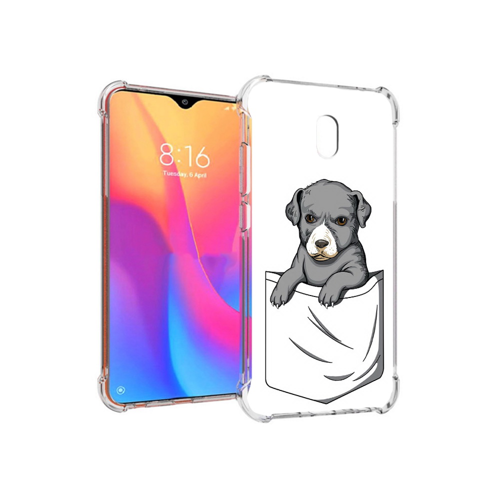 Чехол MyPads Tocco для Xiaomi Redmi 8A собачка в кармане (PT138948.272.611)