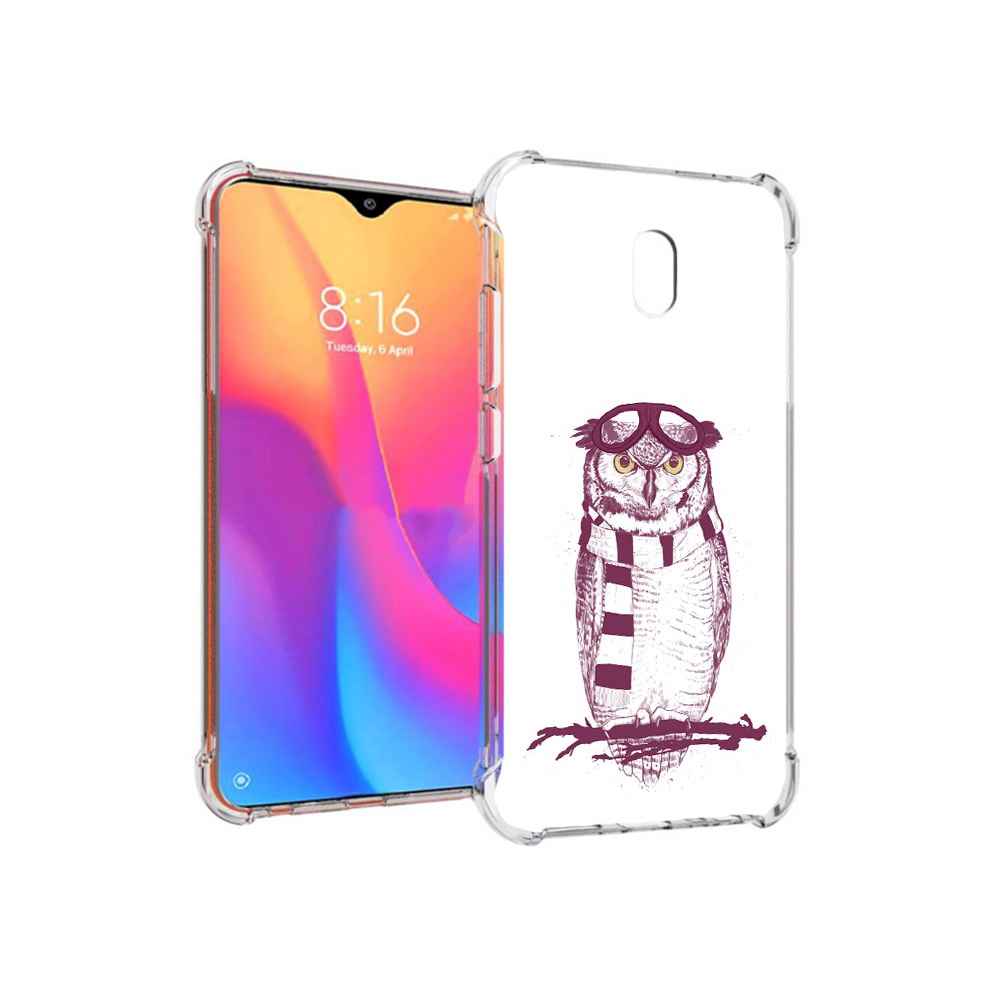 Чехол MyPads Tocco для Xiaomi Redmi 8A сова-летчик (PT138948.272.612)