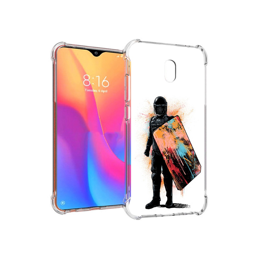 

Чехол MyPads Tocco для Xiaomi Redmi 8A солдат с красочным щитом (PT138948.272.614), Прозрачный, Tocco