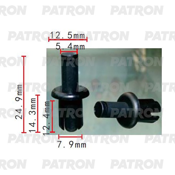 

Клипса Автомобильная PATRON P372115