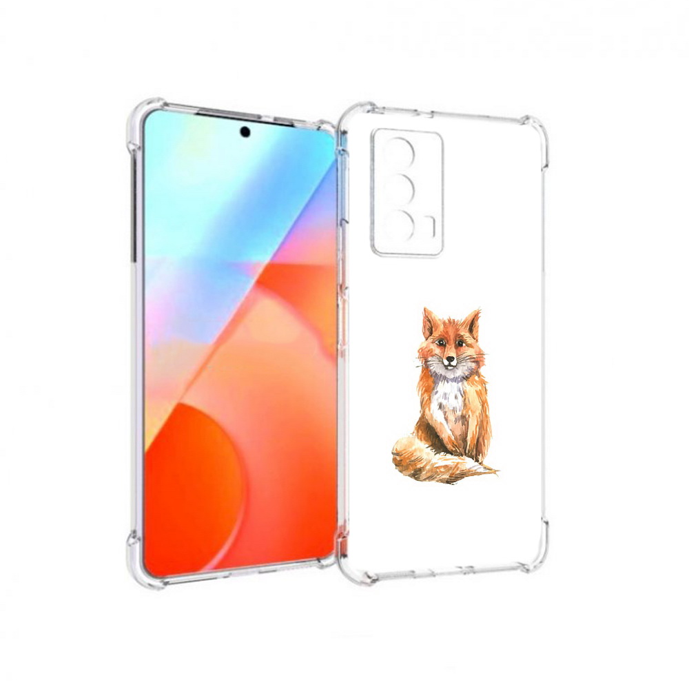 

Чехол MyPads Tocco для Vivo iQOO Z5 детская лиса (PT226980.401.320), Прозрачный, Tocco