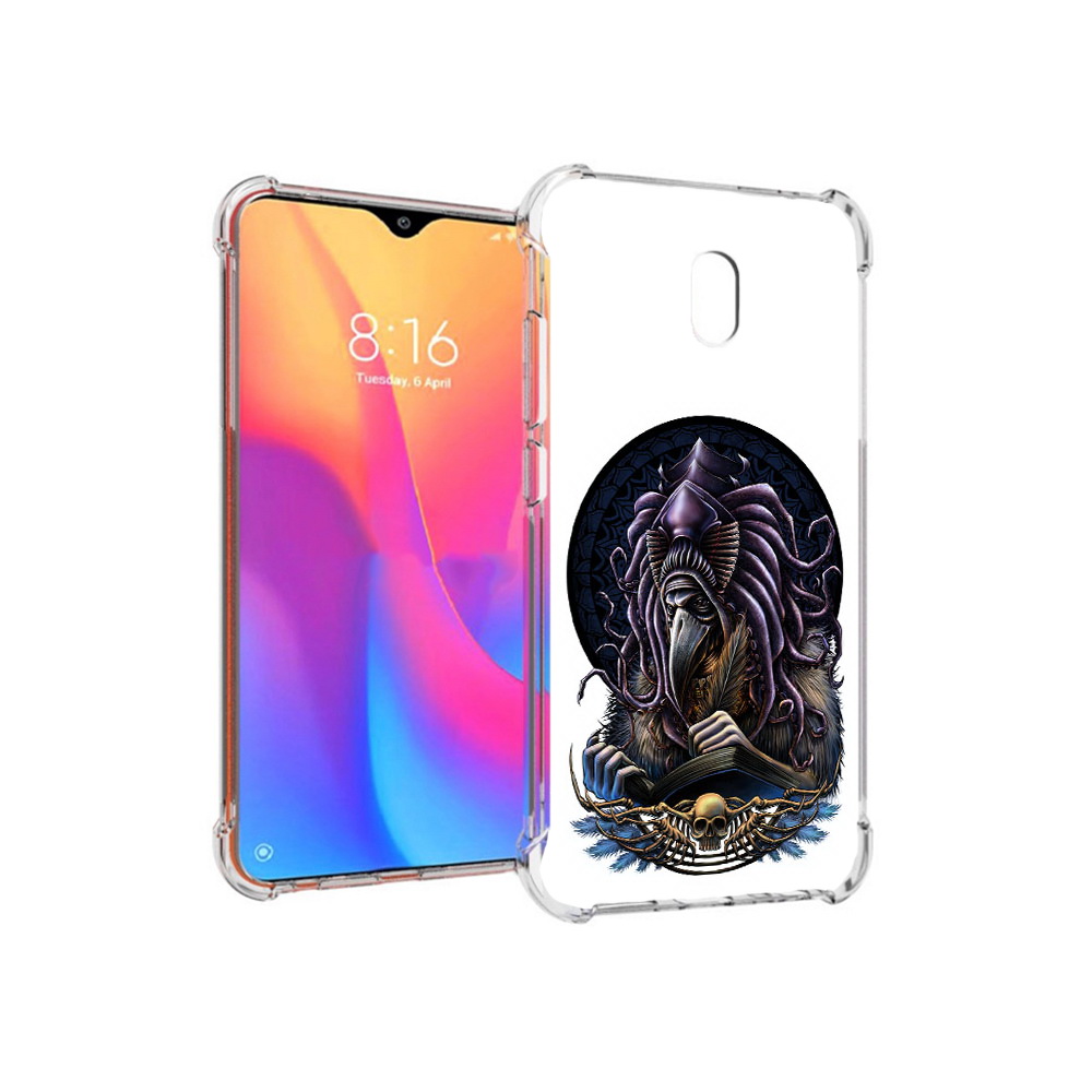 

Чехол MyPads Tocco для Xiaomi Redmi 8A умный ворон (PT138948.272.650), Прозрачный, Tocco