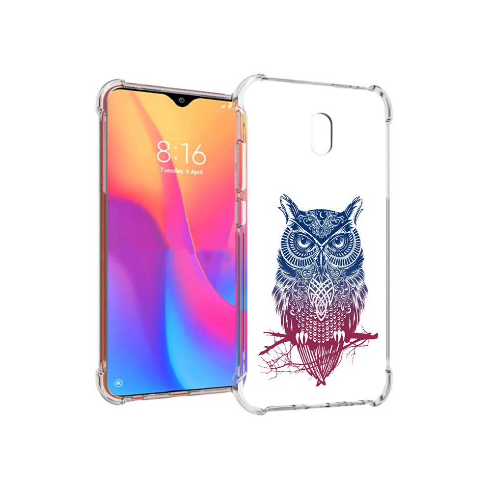 

Чехол MyPads Tocco для Xiaomi Redmi 8A хиппи сова (PT138948.272.664), Прозрачный, Tocco