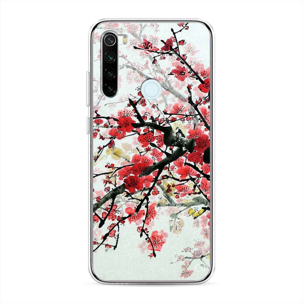 фото Чехол awog "сакура" для xiaomi redmi note 8t