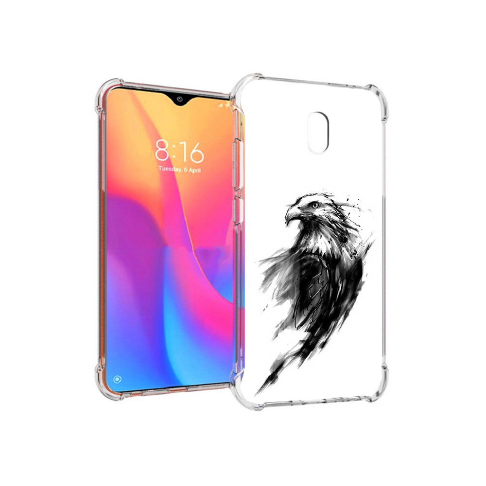 

Чехол MyPads Tocco для Xiaomi Redmi 8A чб птица (PT138948.272.670), Прозрачный, Tocco