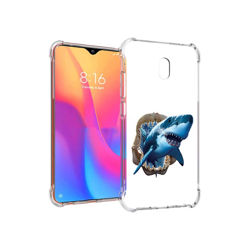 

Чехол MyPads Tocco для Xiaomi Redmi 8A челюсти (PT138948.272.675), Прозрачный, Tocco