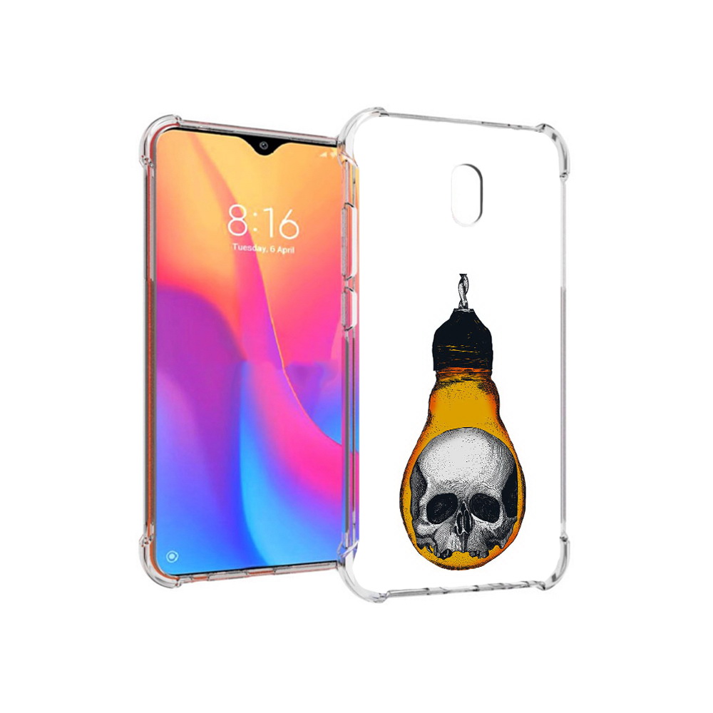 Чехол MyPads Tocco для Xiaomi Redmi 8A череп в лампочке (PT138948.272.676)