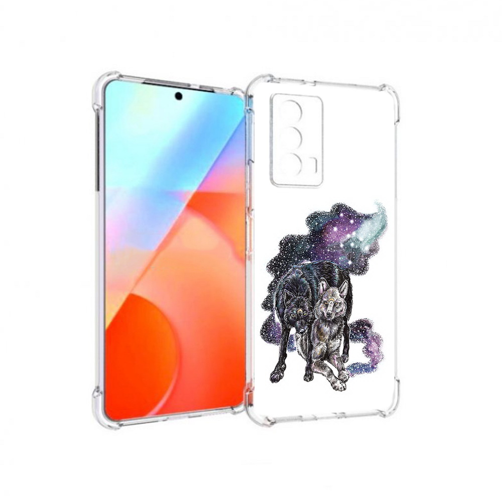 

Чехол MyPads Tocco для Vivo iQOO Z5 звездные волки (PT226980.401.352), Прозрачный, Tocco