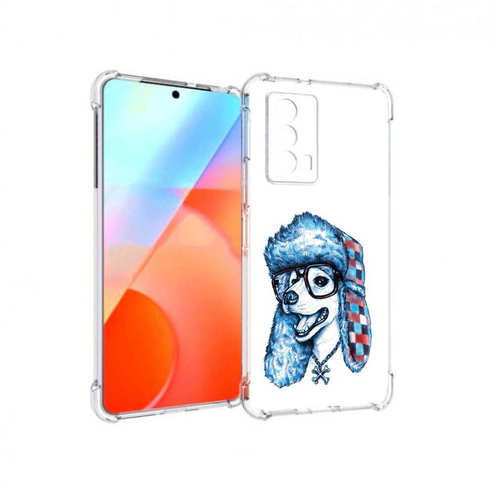 

Чехол MyPads Tocco для Vivo iQOO Z5 зимний пес (PT226980.401.362), Прозрачный, Tocco