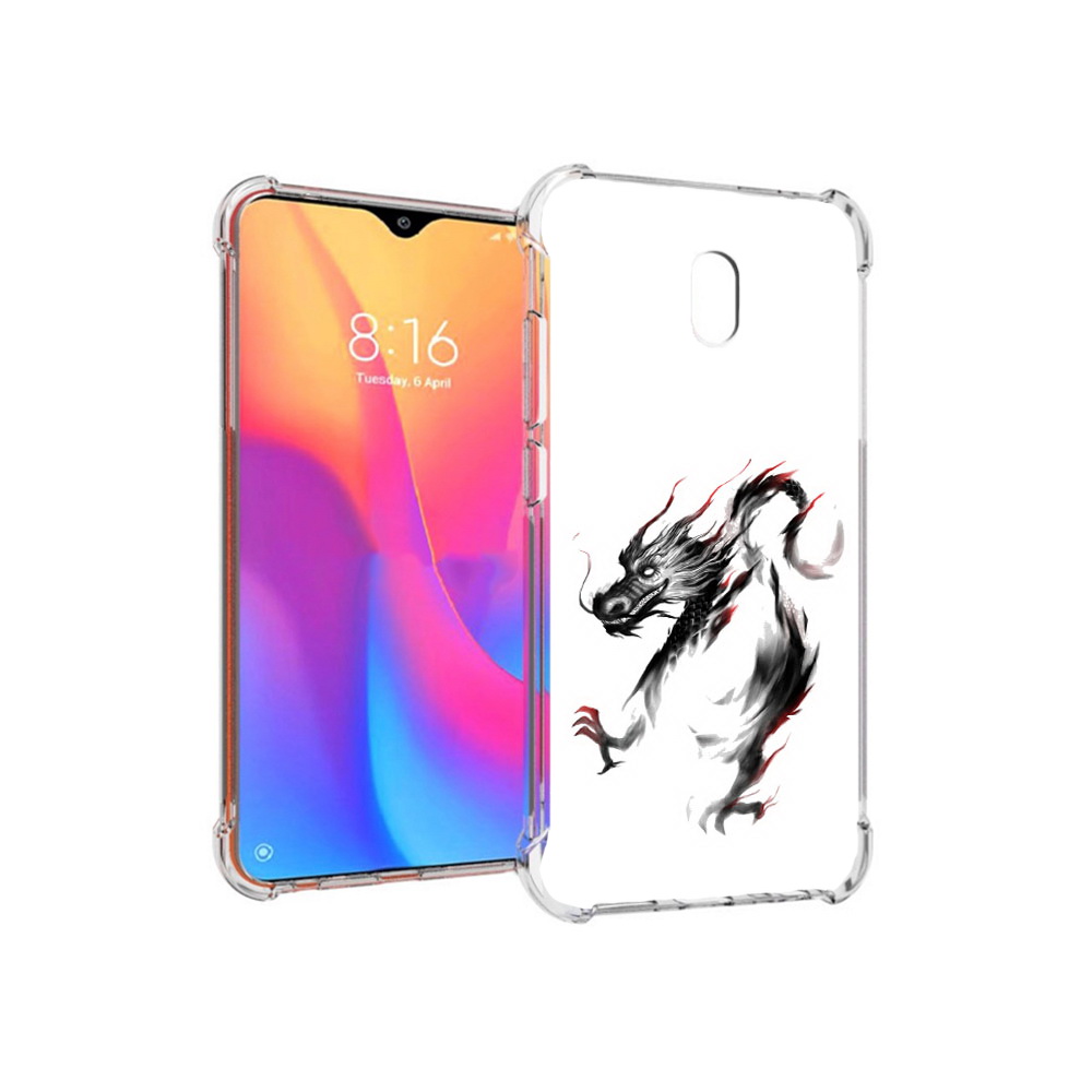 

Чехол MyPads Tocco для Xiaomi Redmi 8A черный дракон (PT138948.272.690), Прозрачный, Tocco