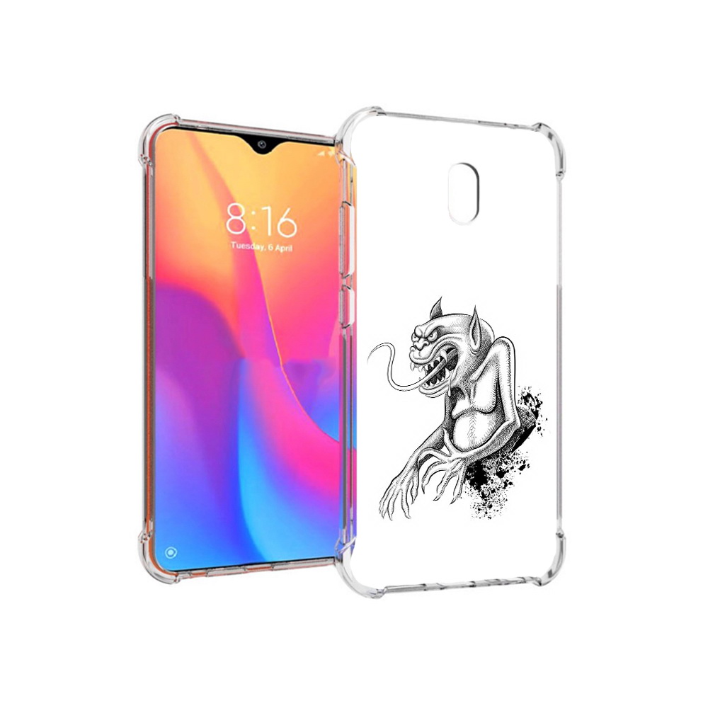 

Чехол MyPads Tocco для Xiaomi Redmi 8A чорт (PT138948.272.692), Прозрачный, Tocco