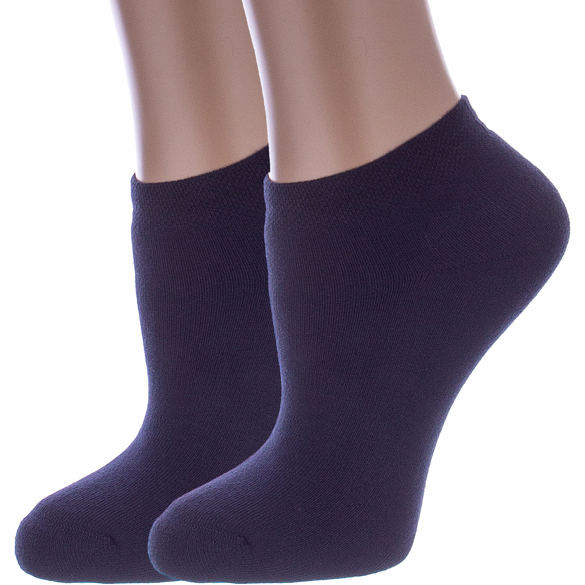 Комплект носков женских Rusocks 2-Ж-2339 синих 23-25, 2 пары