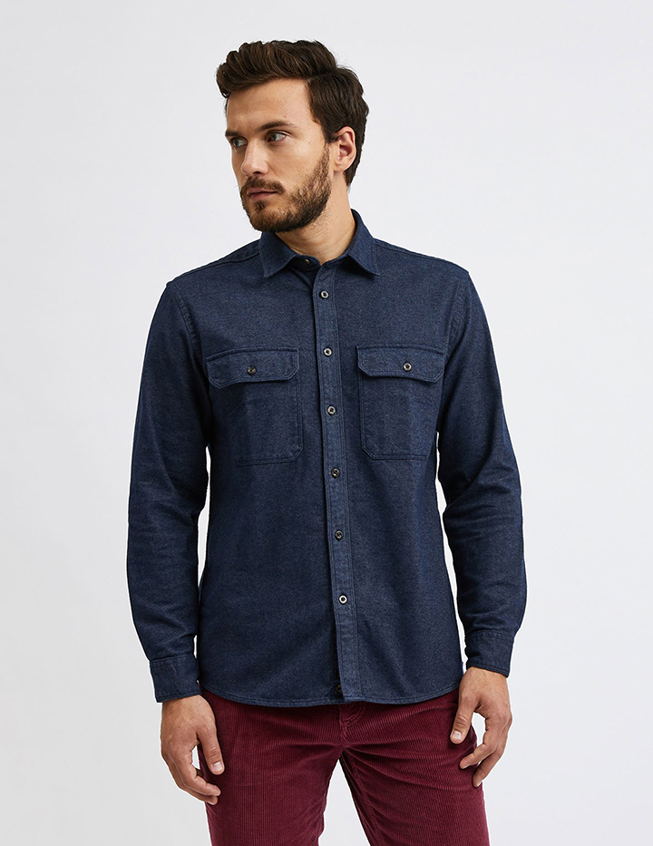 

Рубашка мужская United Colors of Benetton 21A_56A65QN48 разноцветная XL, 21A_56A65QN48