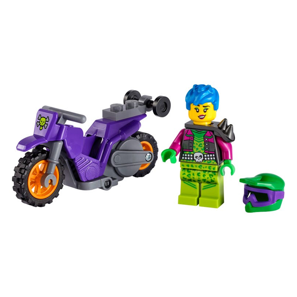 

Конструктор LEGO City 60296 Конструктор ЛЕГО Город Stuntz Акробатический мотоцикл