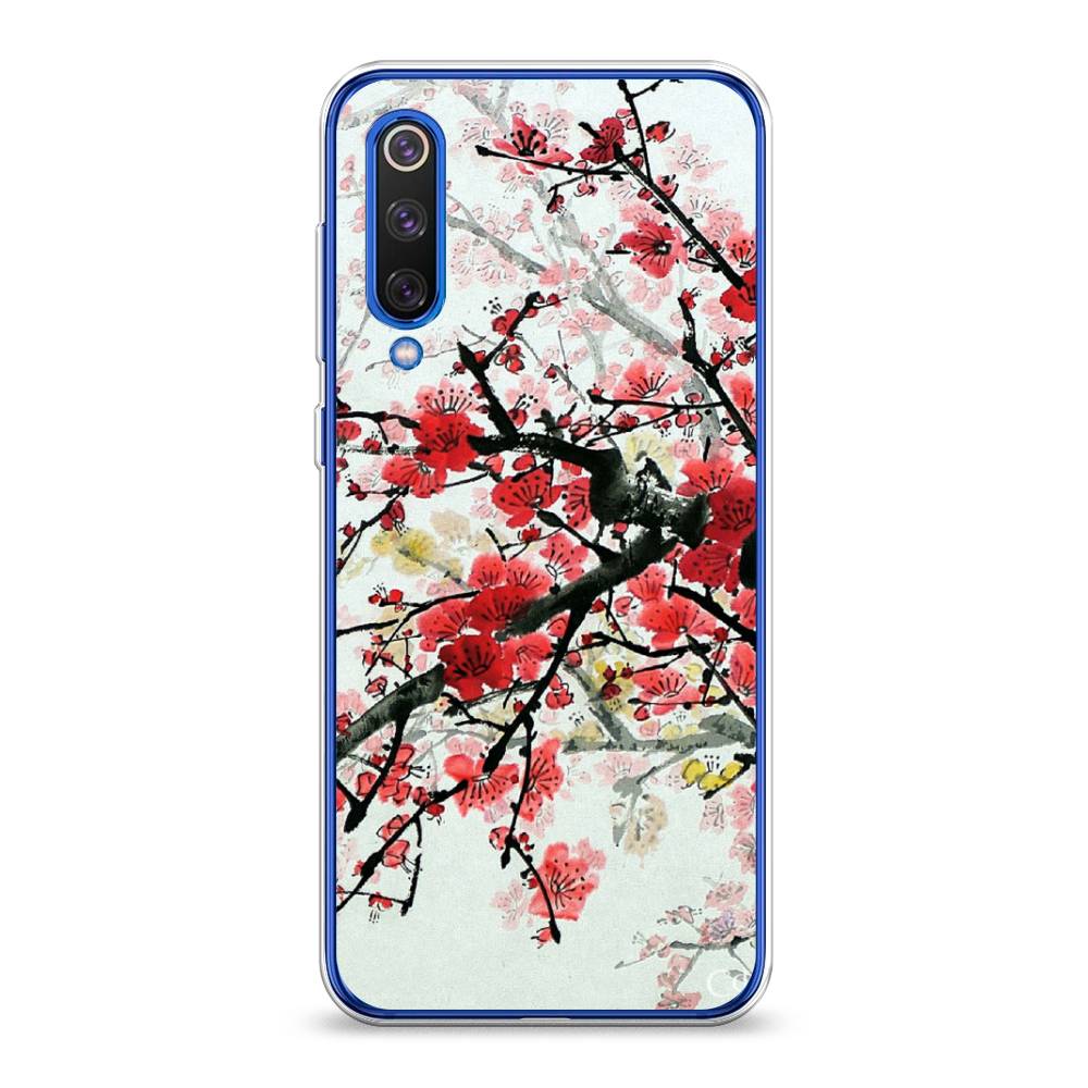 

Чехол Awog на Xiaomi Mi9 SE "Сакура", Розовый;черный, 35250-4