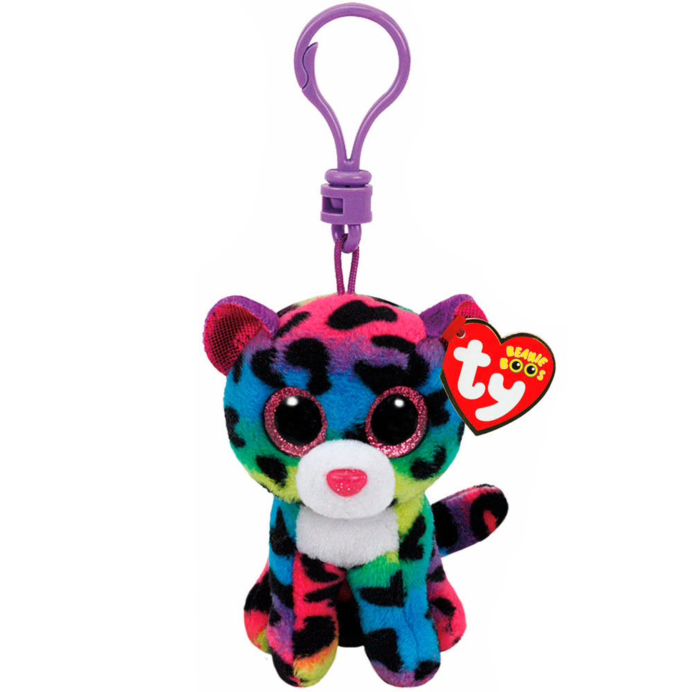

Мягкая игрушка брелок TY Beanie Boo's Многокрасочный леопард Dotty 10 см., 35012, Многокрасочный леопард Dotty, 35012