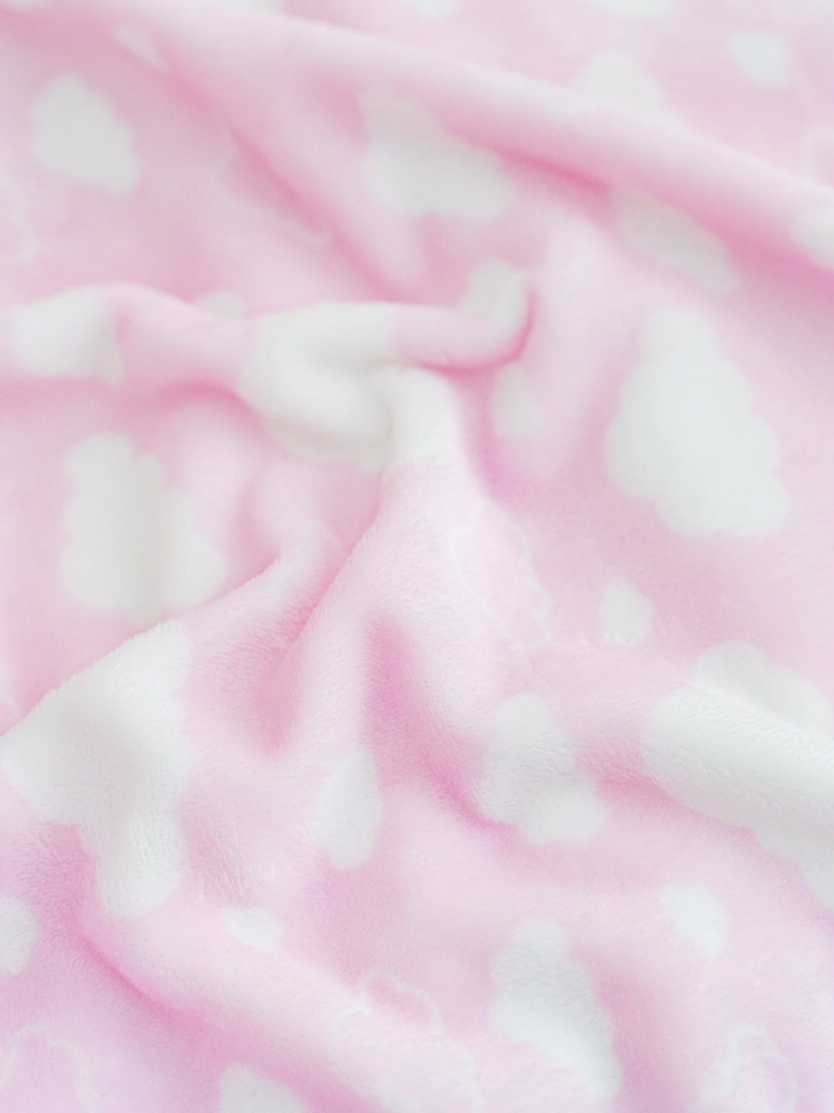 Плед детский Павлинка Облака, розовый, 100х118 см