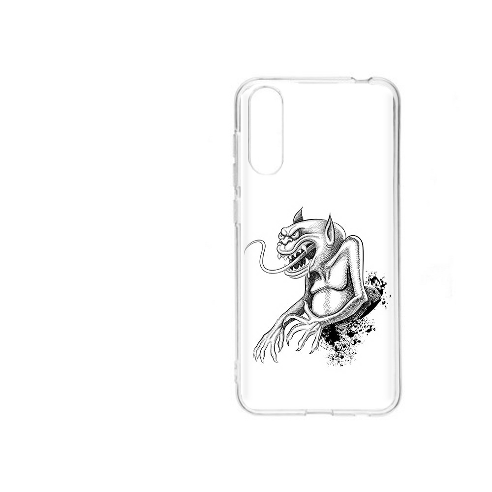 

Чехол MyPads Tocco для ZTE Blade A7 2020 чорт (PT142232.471.692), Прозрачный, Tocco