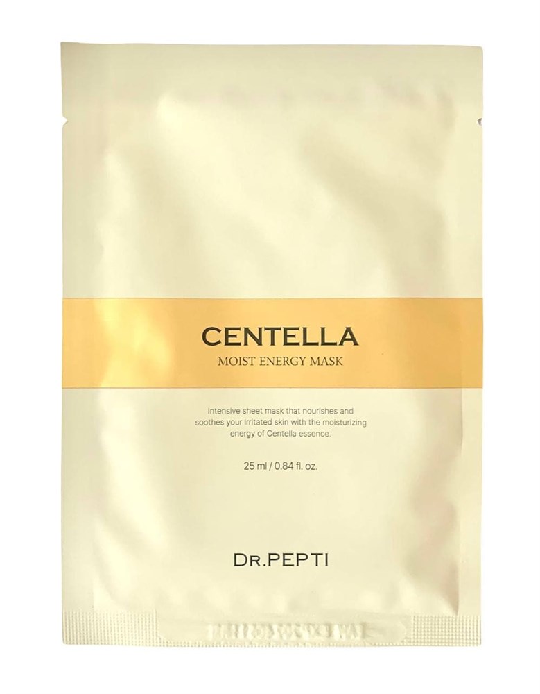 

Маска для лица Dr.Pepti + CENTELLA MOIST ENERGY MASK Омолаживающая, 25 мл