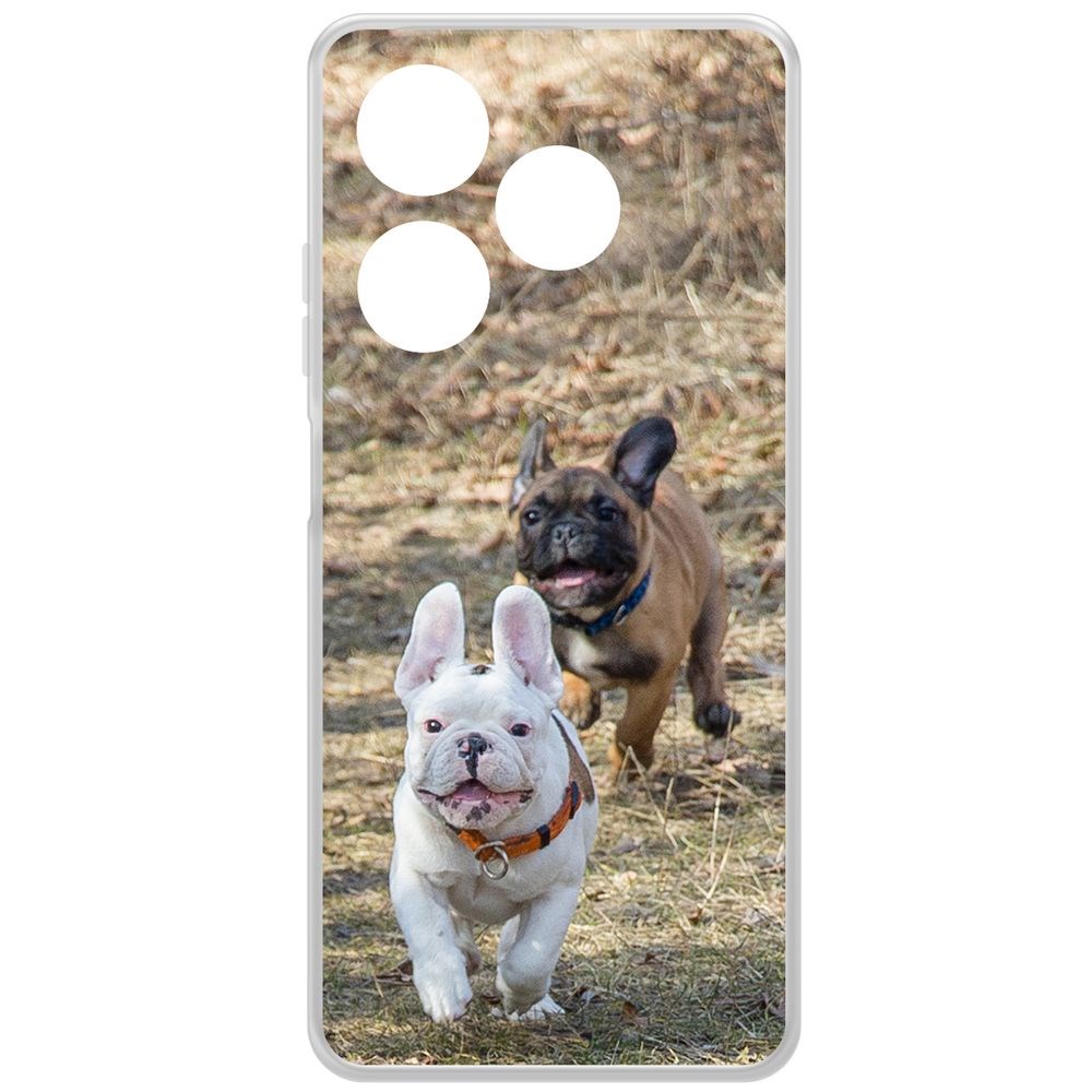 

Чехол-накладка Krutoff Clear Case Догонялки для INFINIX Smart 8, Прозрачный