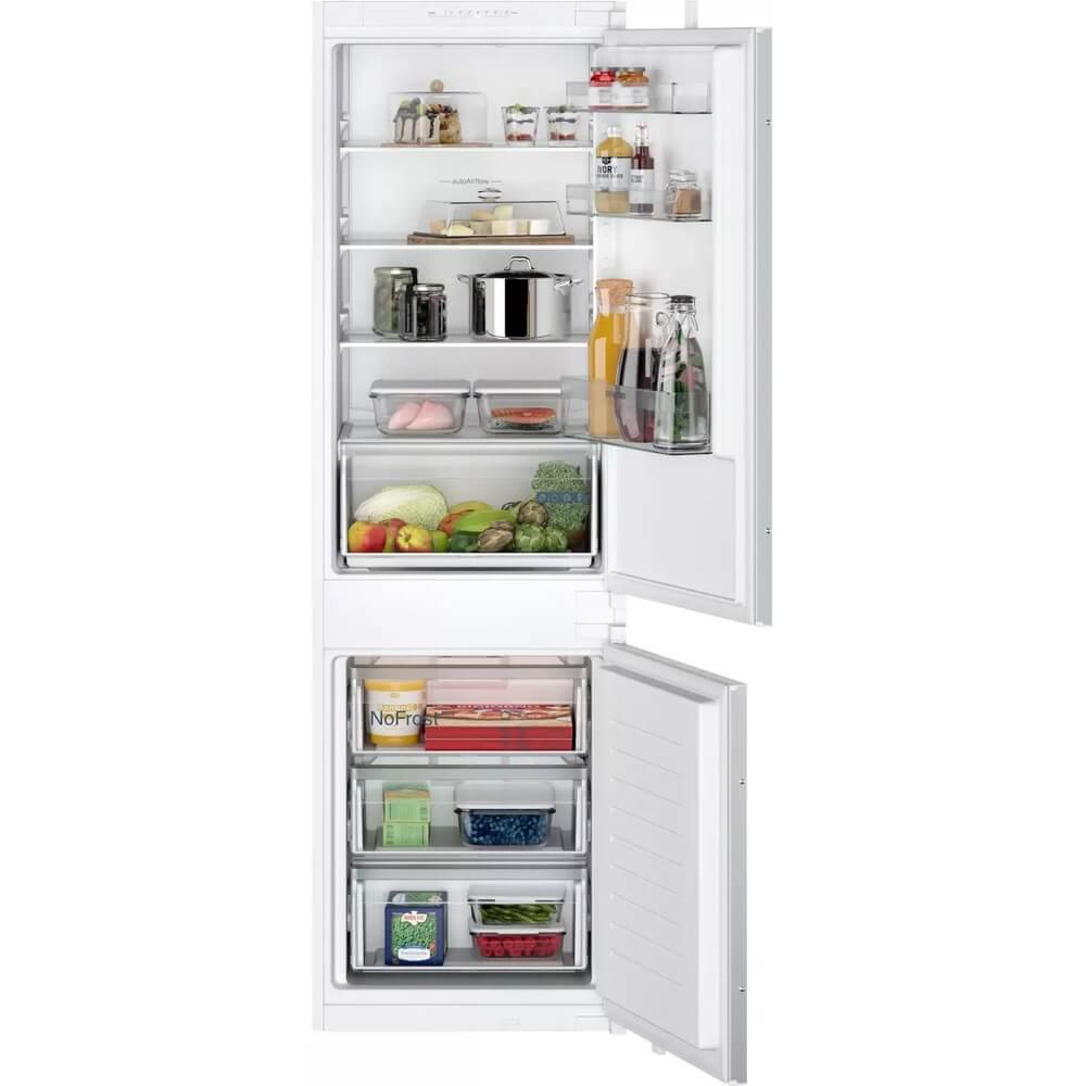 Встраиваемый холодильник Siemens KI86NNSE0 белый холодильник продовольственная хранение коробки контейнеры с дата и lid для кухня холодильник шкаф морозильник организатор