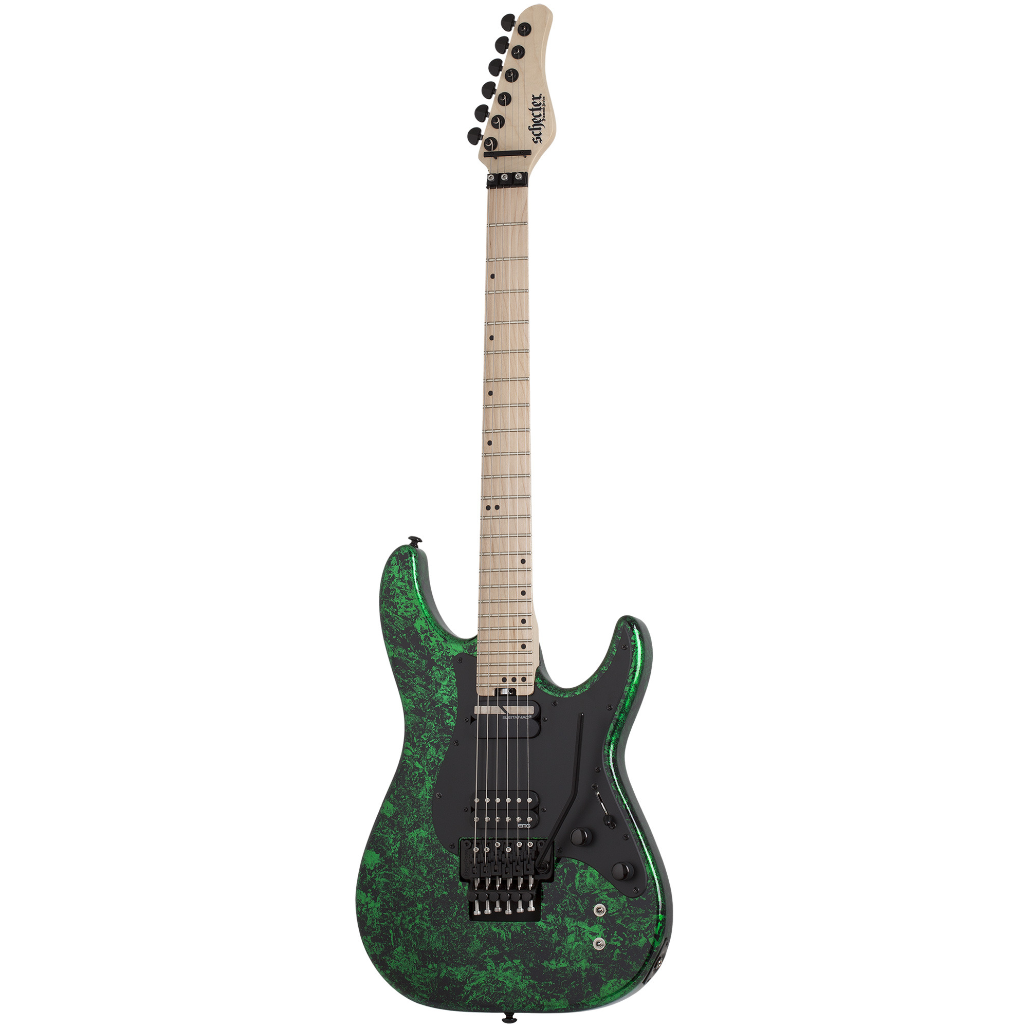 фото Электрогитара schecter sun valley super shredder fr s green reign