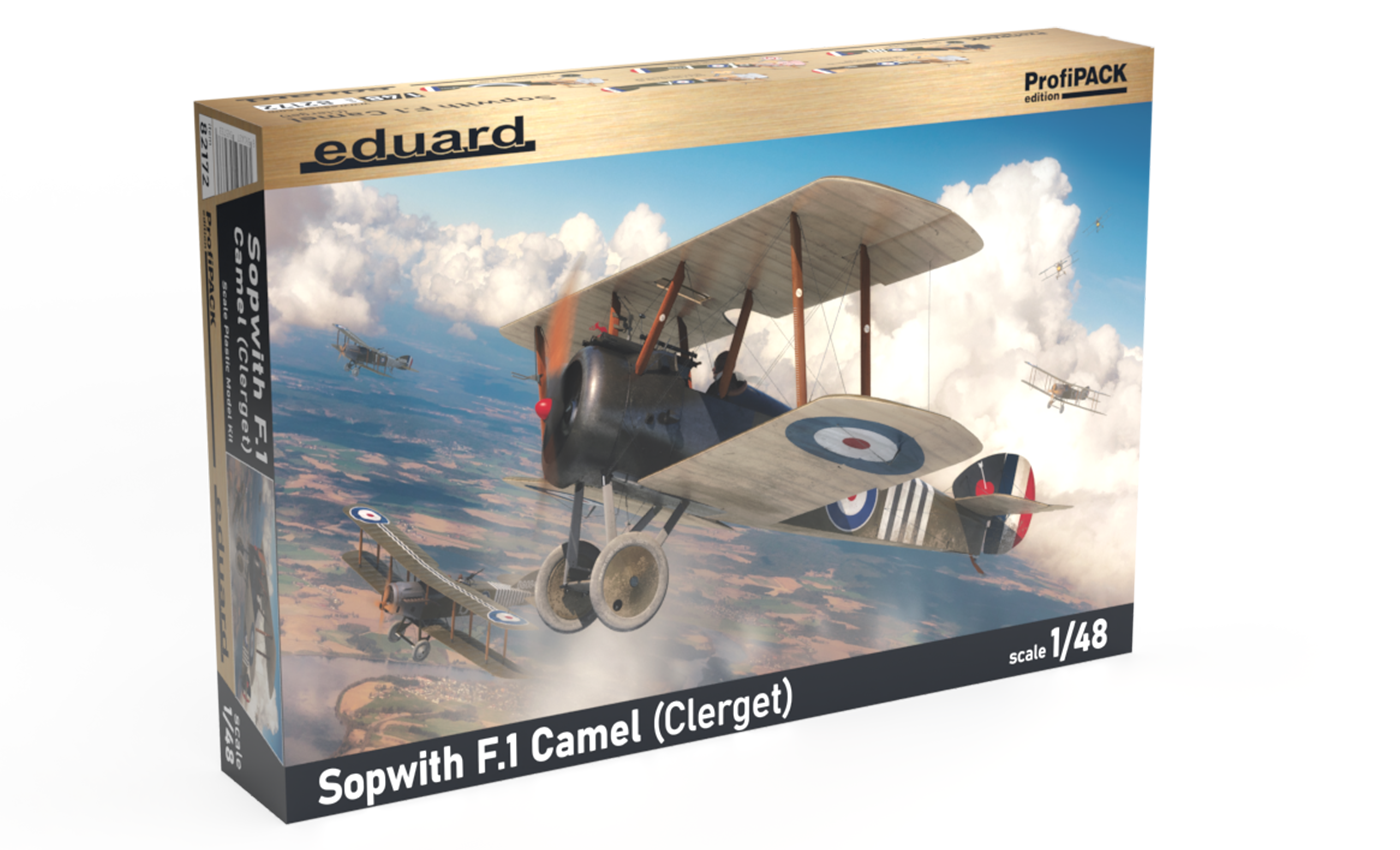 фото Сборная модель eduard 1/48 самолёт sopwith f.1 camel (clerget) 82172