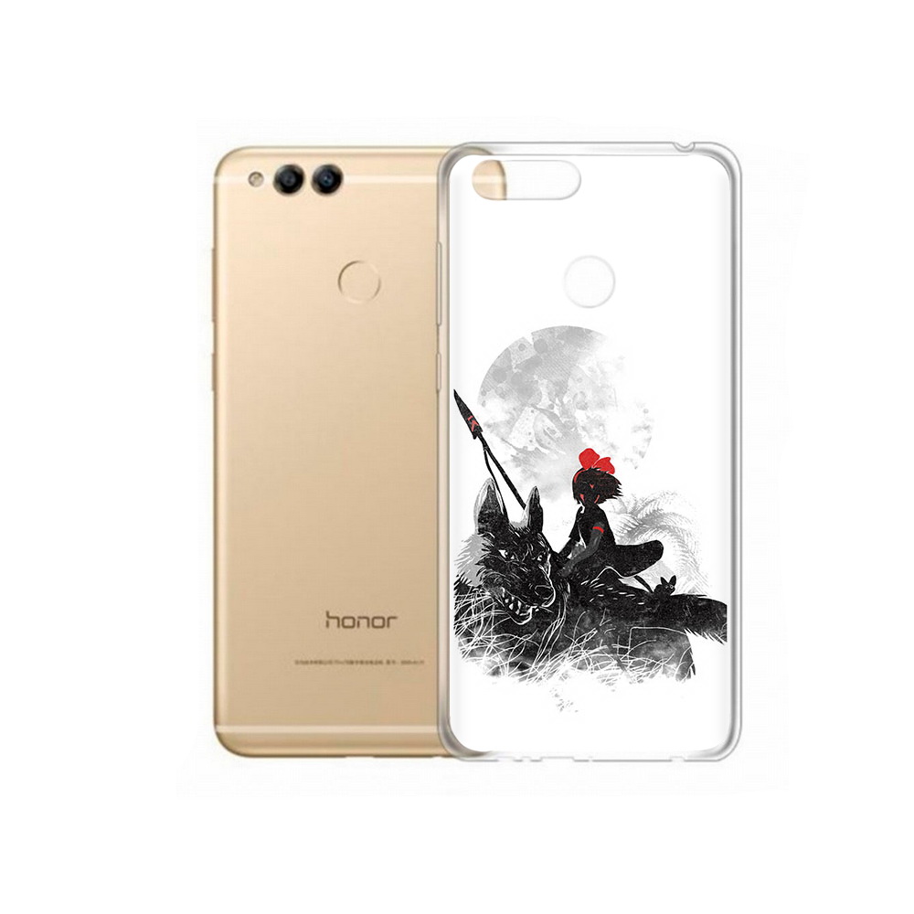 

Чехол MyPads Tocco для Huawei 7X мононоке (PT94112.65.481), Прозрачный, Tocco