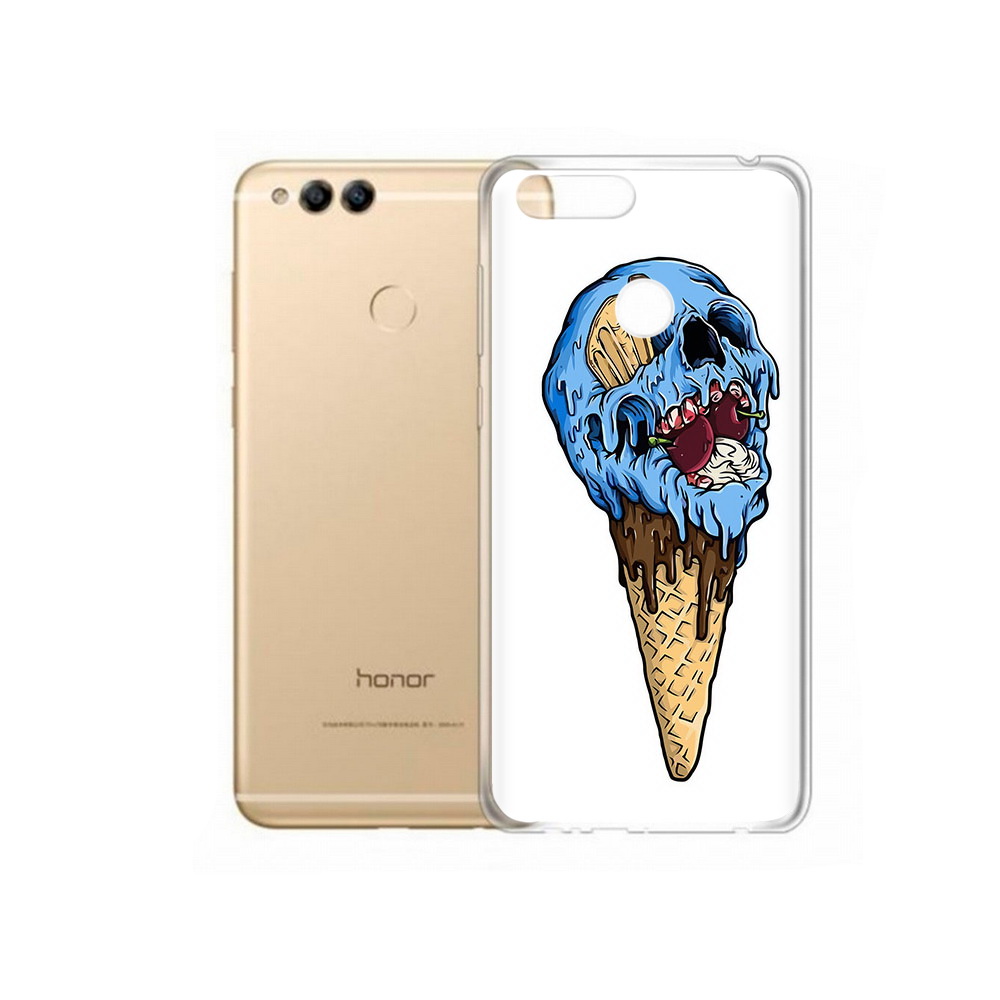 Чехол MyPads Tocco для Huawei 7X мороженное череп (PT94112.65.484)