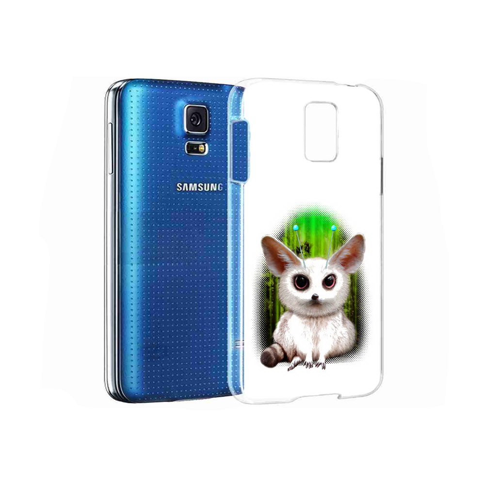 

Чехол MyPads Tocco для Samsung Galaxy S5 пушистое животное (PT12196.512.560), Прозрачный, Tocco
