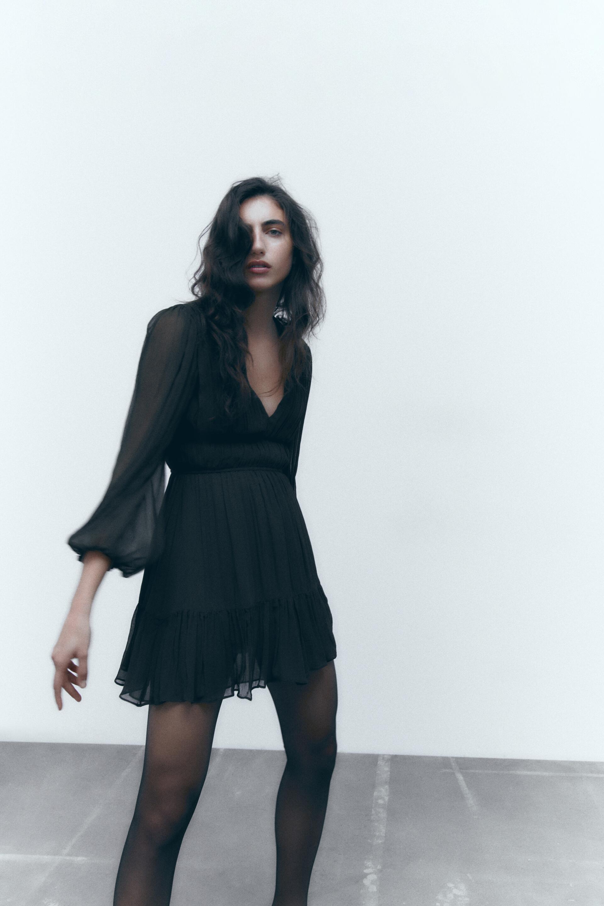 

Платье женское ZARA 09231334 зеленое 2XL (доставка из-за рубежа), 09231334