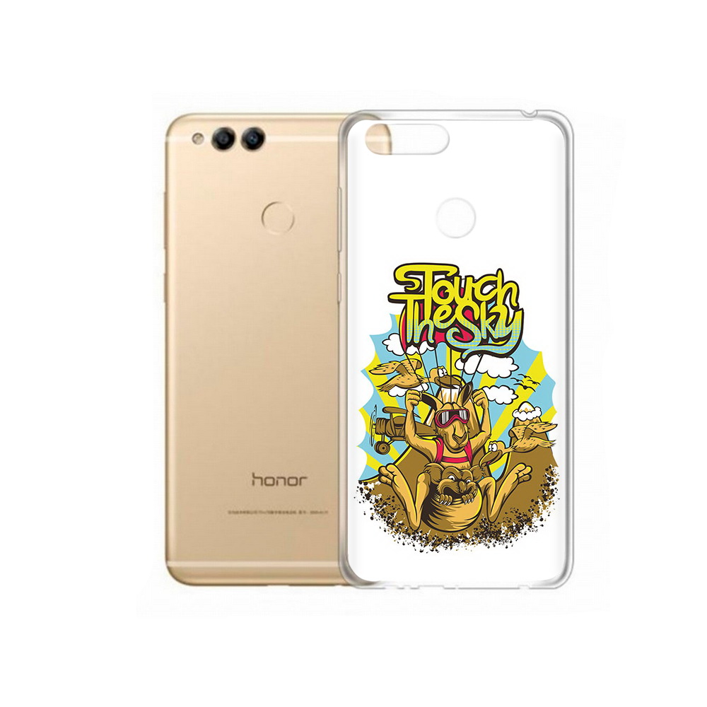 Чехол MyPads Tocco для Huawei 7X нарисованное кенгуру комикс (PT94112.65.505)