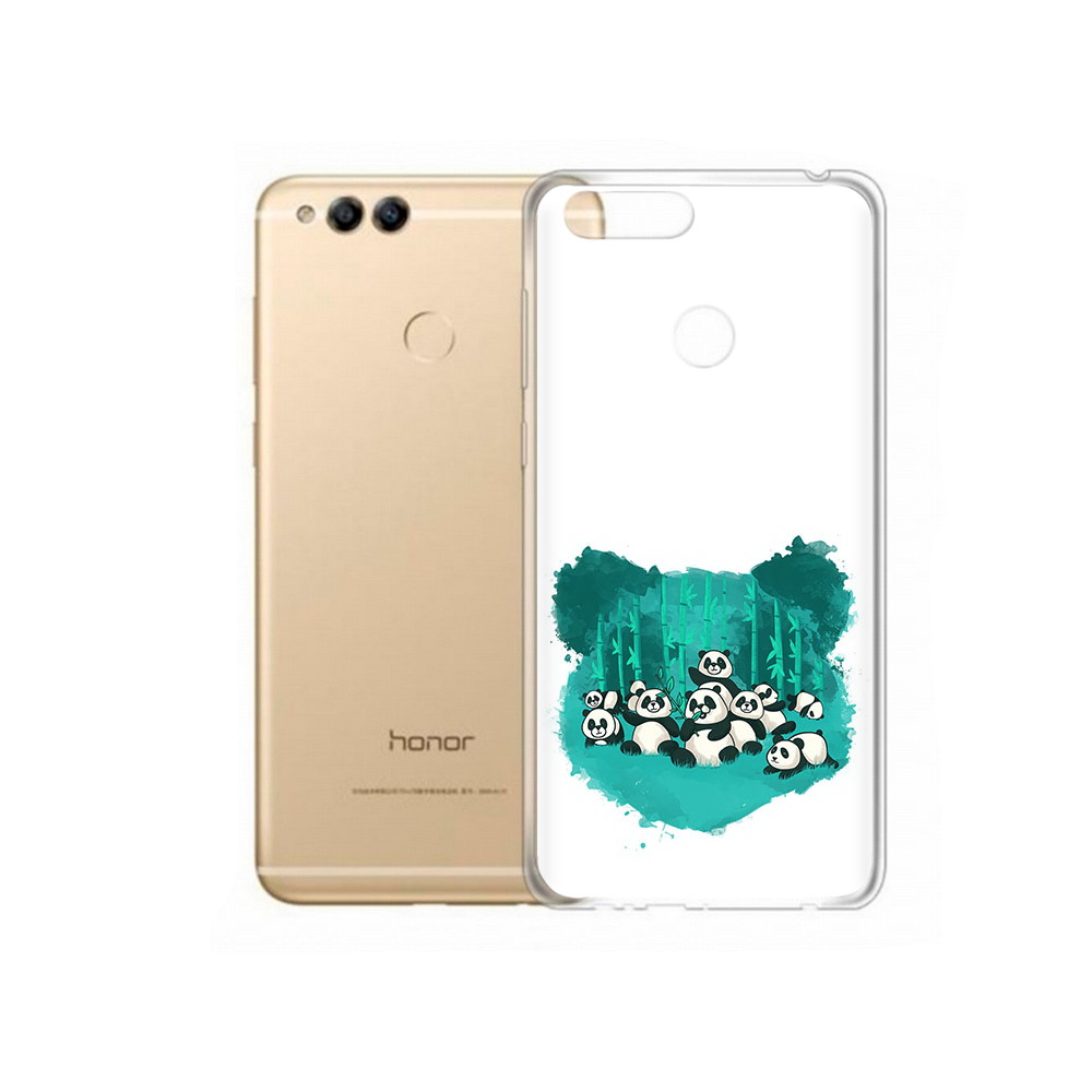 

Чехол MyPads Tocco для Huawei 7X нарисованные панды (PT94112.65.508), Прозрачный, Tocco