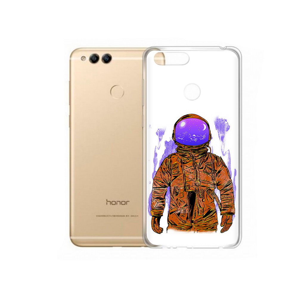 

Чехол MyPads Tocco для Huawei 7X нарисованный мужчина в скафандре (PT94112.65.510), Прозрачный, Tocco