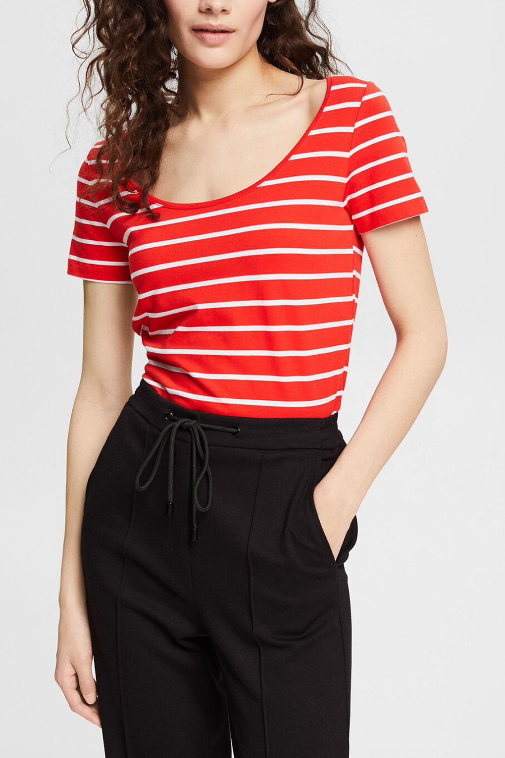 

Футболка женская Esprit Casual 992EE1K324 красная XL, Красный, 992EE1K324