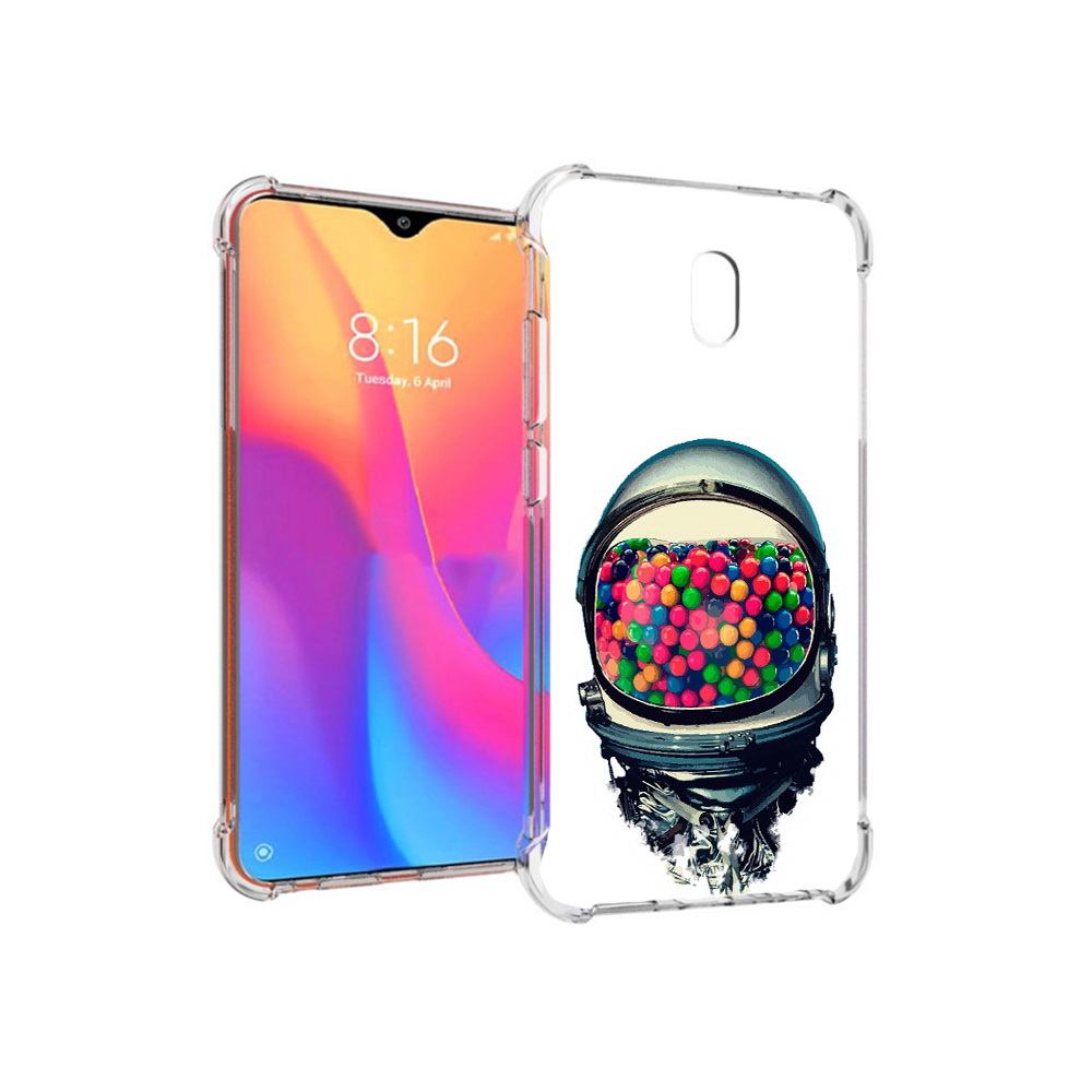 

Чехол MyPads Tocco для Xiaomi Redmi 8A шлем космонавта (PT138948.272.700), Прозрачный, Tocco